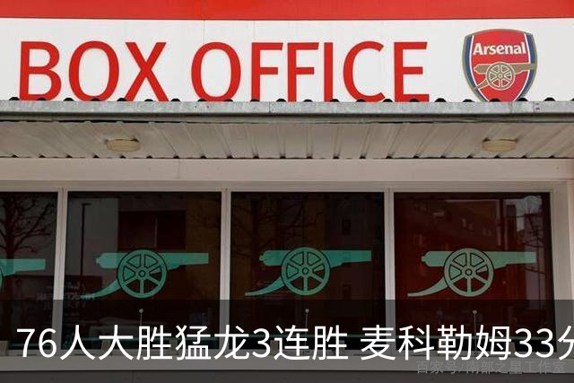 76人大胜猛龙3连胜 麦科勒姆33分鹈鹕轻取活塞